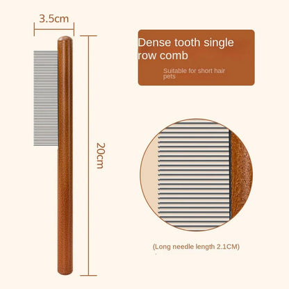 Stainless Steel Cat Hair Remover Comb – Deshedding Tool for Gentle Grooming