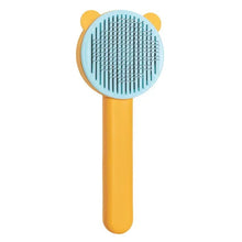 Steel needle comb for grooming Golden Retrievers and Poodles for easy fur removal