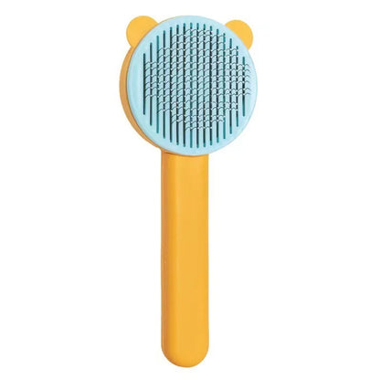 Steel needle comb for grooming Golden Retrievers and Poodles for easy fur removal