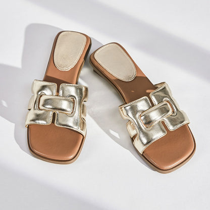 Summer slip on heels