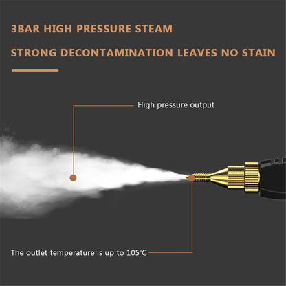 2500W High Temperature And High Pressure Steam Cleaning Machine for Kitchen Bathroom Furniture, Color: Red 110V US Plug
