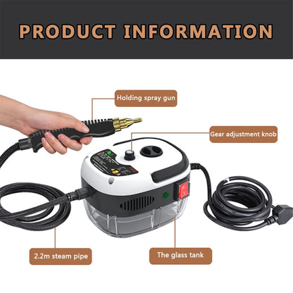 2500W High Temperature And High Pressure Steam Cleaning Machine for Kitchen Bathroom Furniture, Color: Red 110V US Plug