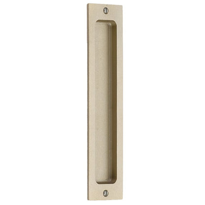 Rustic Modern Cabinet Hardware Collection 10" Modern Rectangular Flush Pull  by Emtek