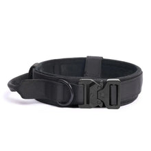 Tactical dog collar leash military style adjustable durable for dogs