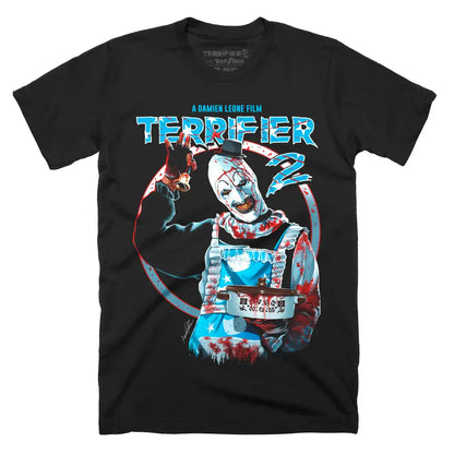 Terrifier 2 Dinner Is Served Black T-Shirt for Men