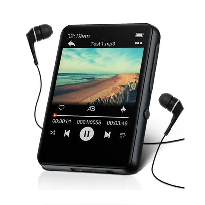 Touch screen Bluetooth MP3 player with BT 5.0 for portable music playback