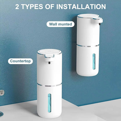 Touchless automatic foam soap dispenser for hygienic handwashing