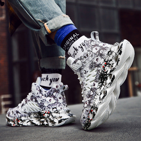 Camouflage Blade Sneakers