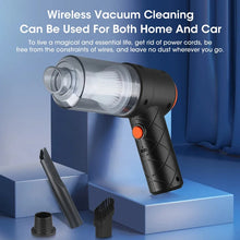 TurboDust portable vacuum cleaner for car and home dust removal