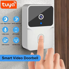 Tuya WiFi video doorbell with HD camera and smart home intercom