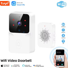 Tuya WiFi video doorbell with HD camera and smart home intercom