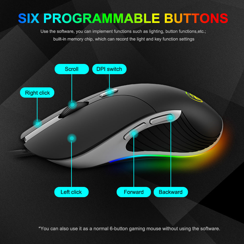 LED Wired Gaming Mouse