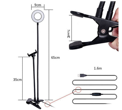 LED Selfie Ring Light Clamp