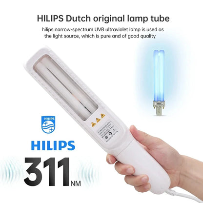 UVB 311nm lamp for vitiligo treatment with handheld medical design