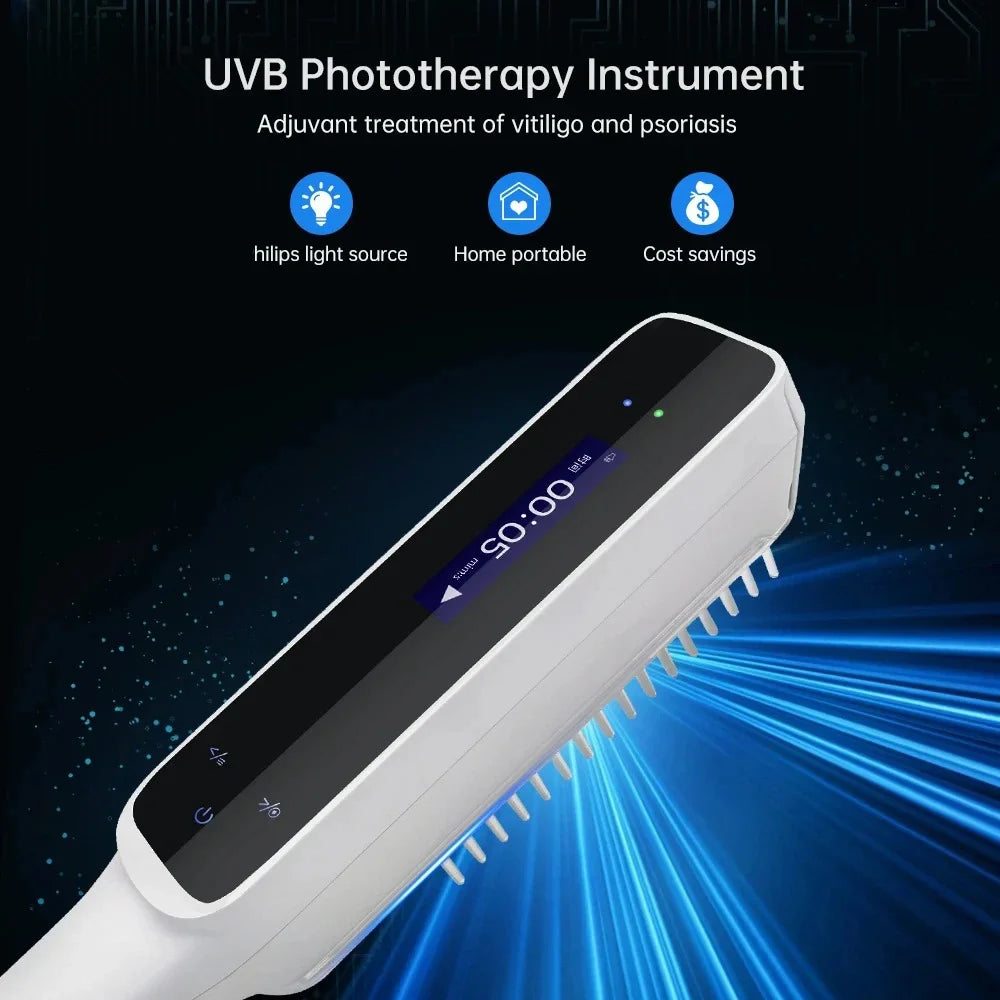 UVB 311nm lamp for vitiligo treatment with handheld medical design