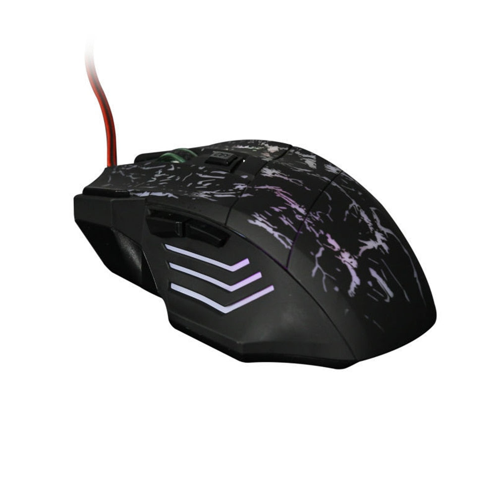 Transparent RGB Gaming Mouse
