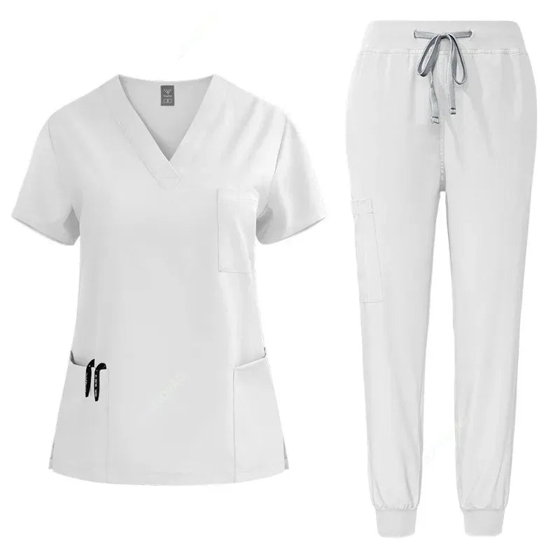 Unisex nurse uniform for women and men, ideal for hospital and spa work