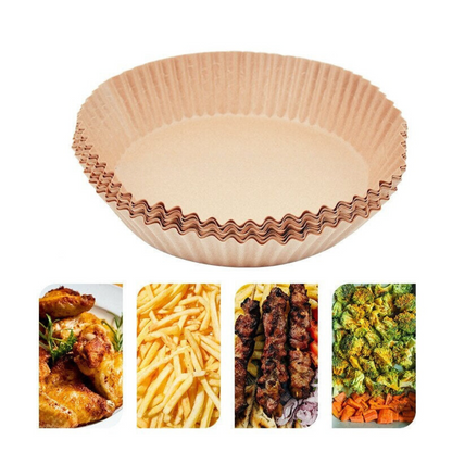 Globetrek° AirFryer Liner: Disposable Paper Liner for Air Fryer