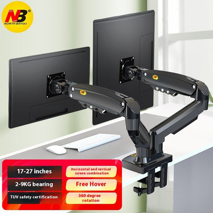 Dual monitor mount stand arm