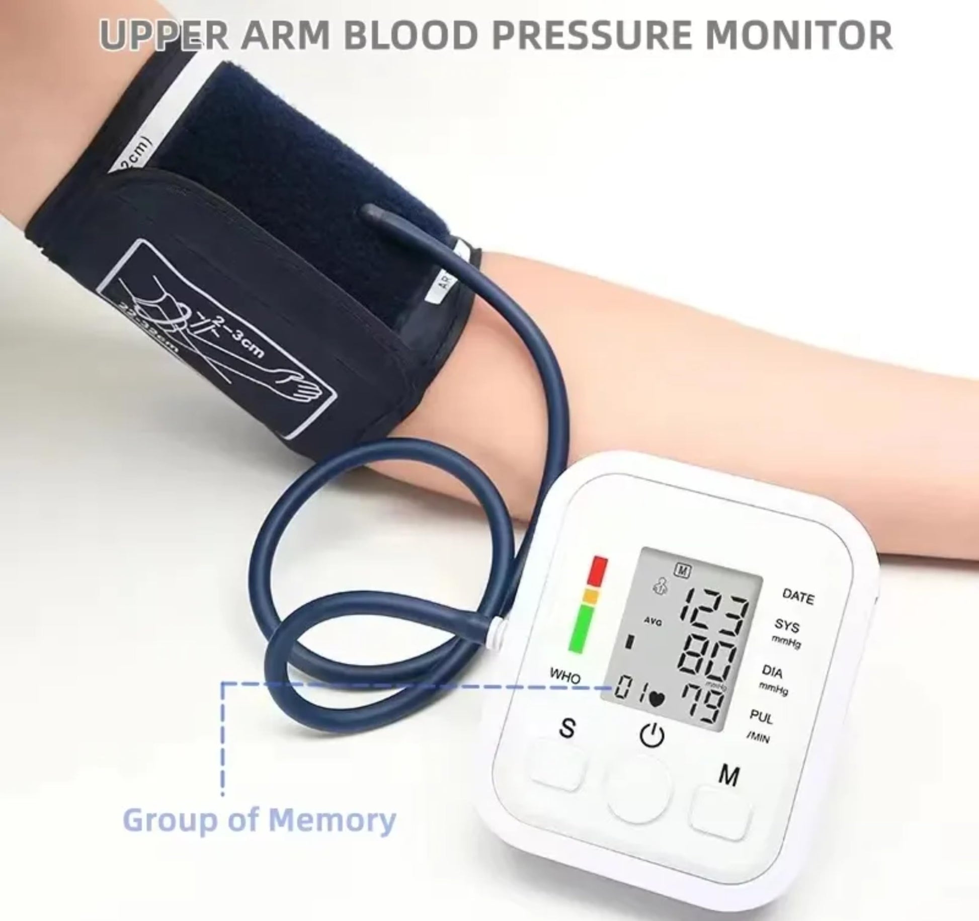 Upper arm monitor
