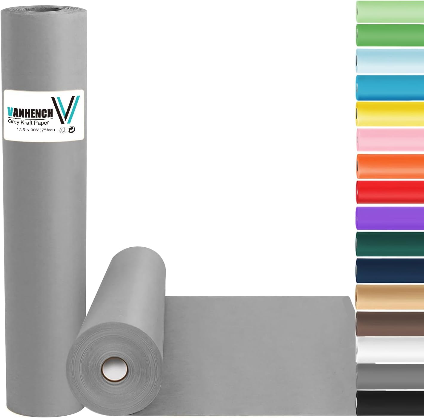 Vanhench White Wrapping Paper