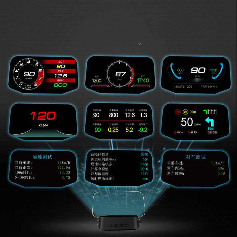 Vehicle dashboard display