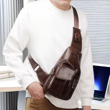 Mens Leather Crossbody Bag