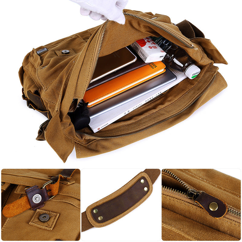 Mens Retro Crossbody Bag