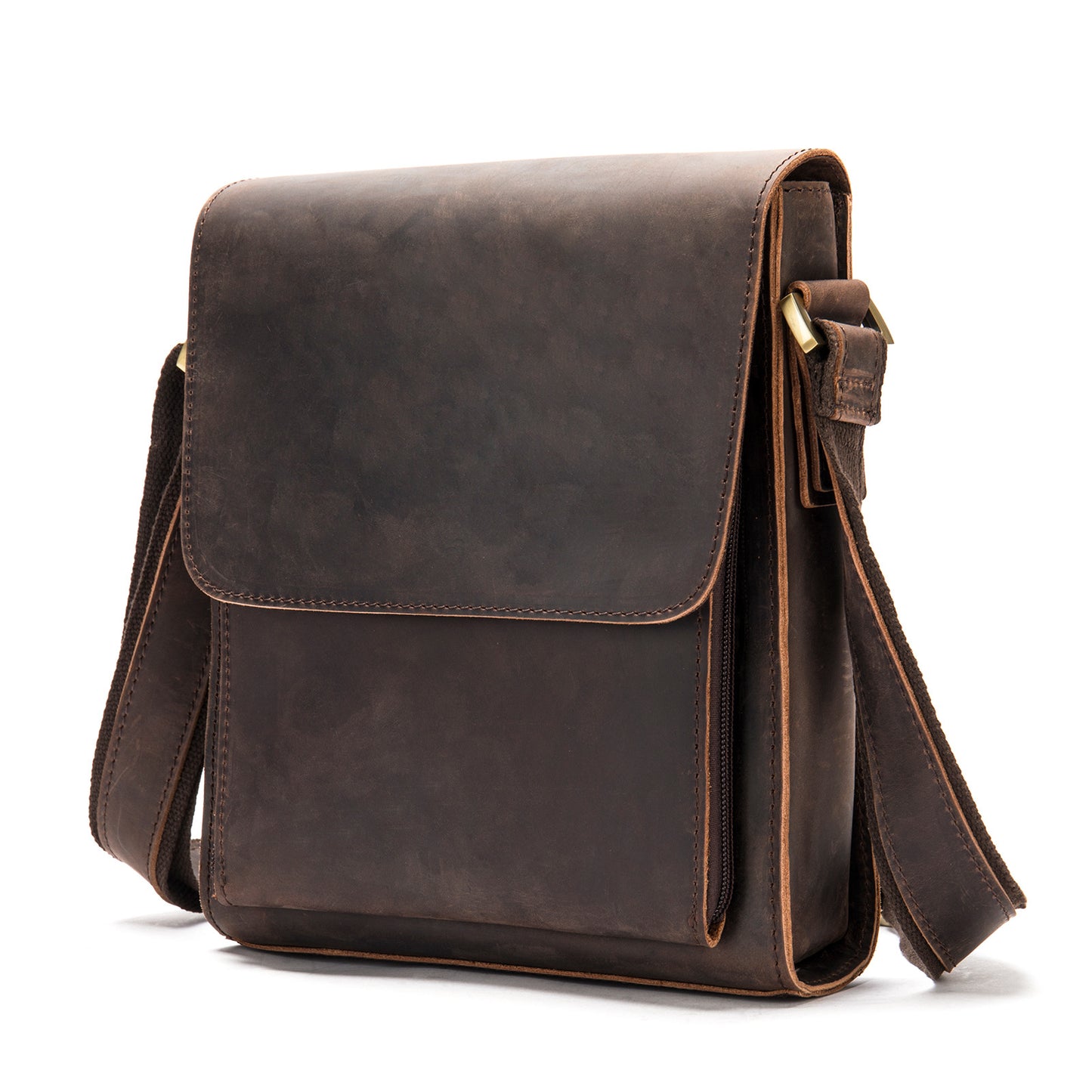 Mens Leather Messenger Bag