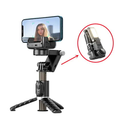 360 Rotation Following Shooting Mode Gimbal Stabilizer Selfie Stick