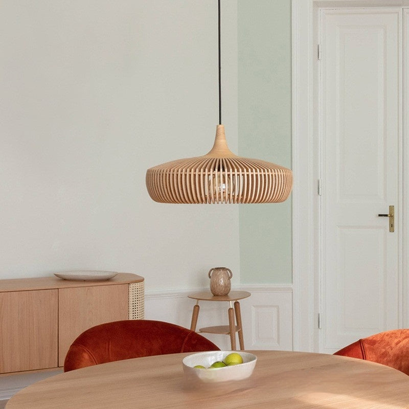 Walnut pendant light