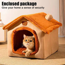Warm Indoor Pet House – Soft and Cozy Shelter for Small Pets