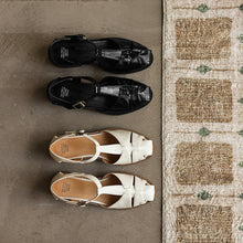 Washed Leather Fisherman Sandals