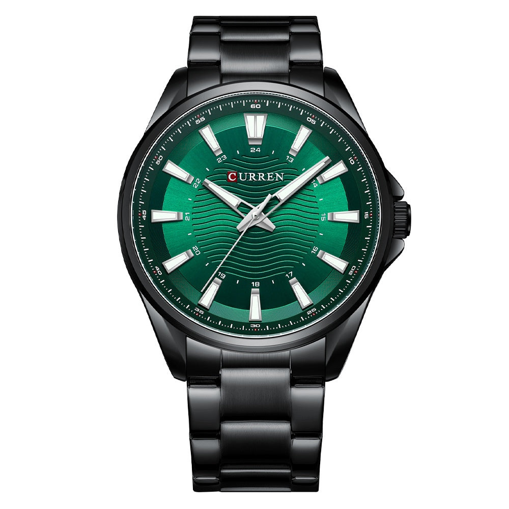 Mens Round Steel Watch