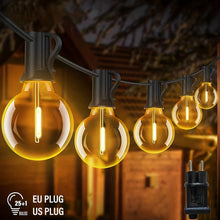 Waterproof LED G40 string lights for outdoor garden and party decor