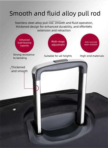 Oxford Cloth Black Suitcase