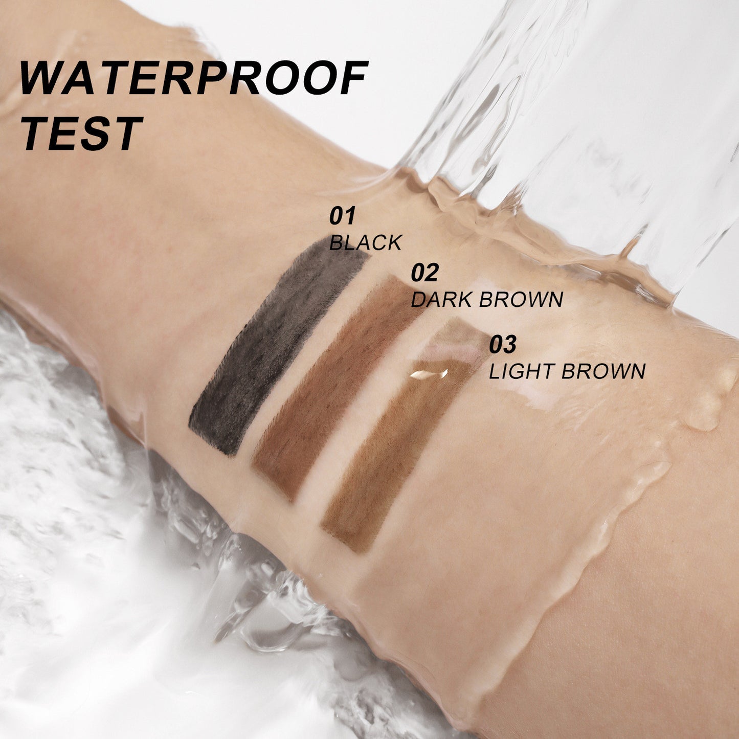Waterproof eyebrow pencil