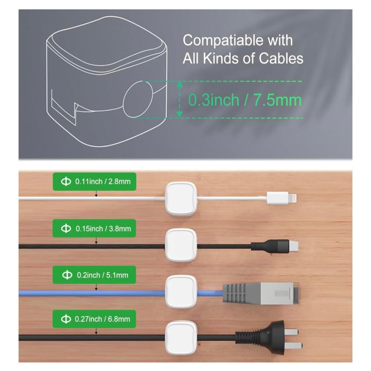 Magnetic Cable Clips