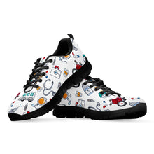 White medical sneakers for nurses
