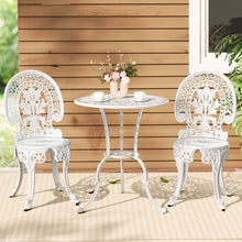 White patio bistro