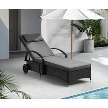  Wicker Sun Lounge Chairs
