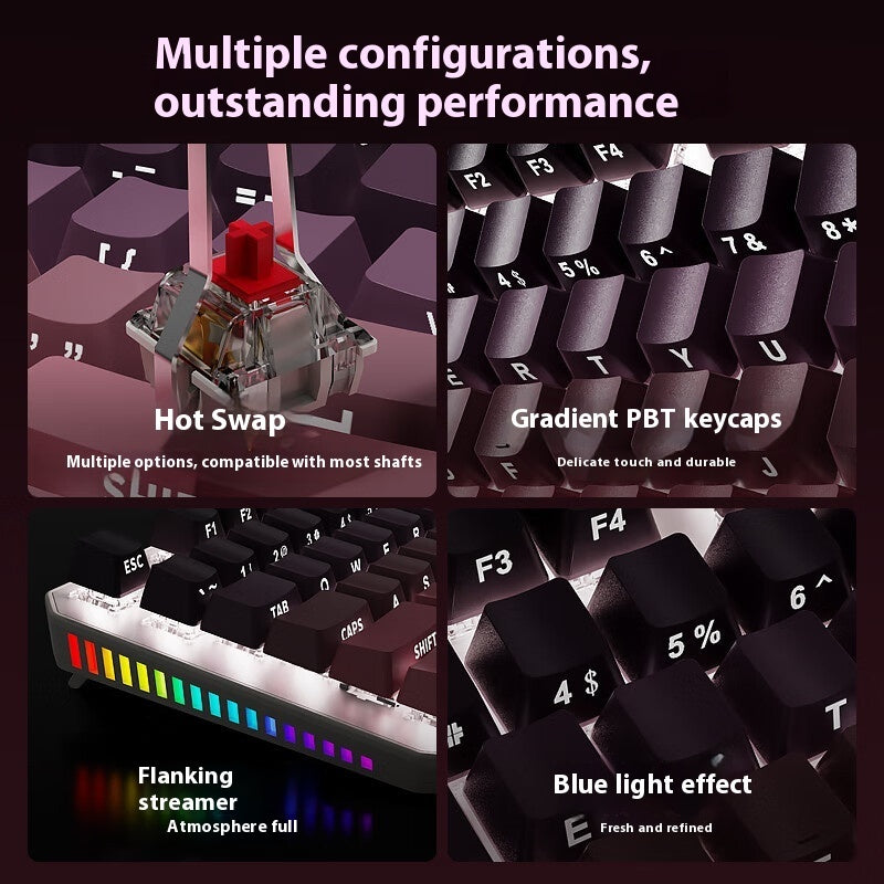 87 key mechanical gaming keyboard