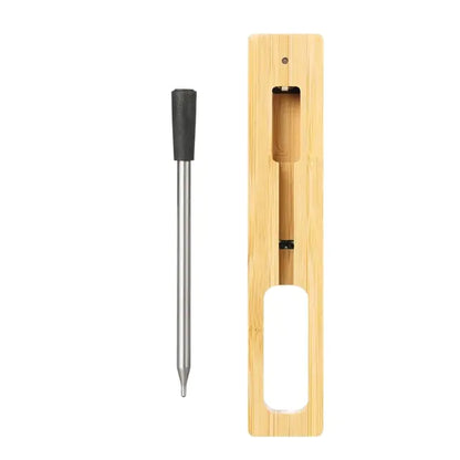 Wireless kitchen food thermometer for precise cooking temperature control

