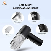 Wireless vacuum cleaner for home and car with 120W high power suction