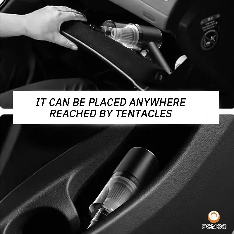 Wireless vacuum cleaner for home and car with 120W high power suction
