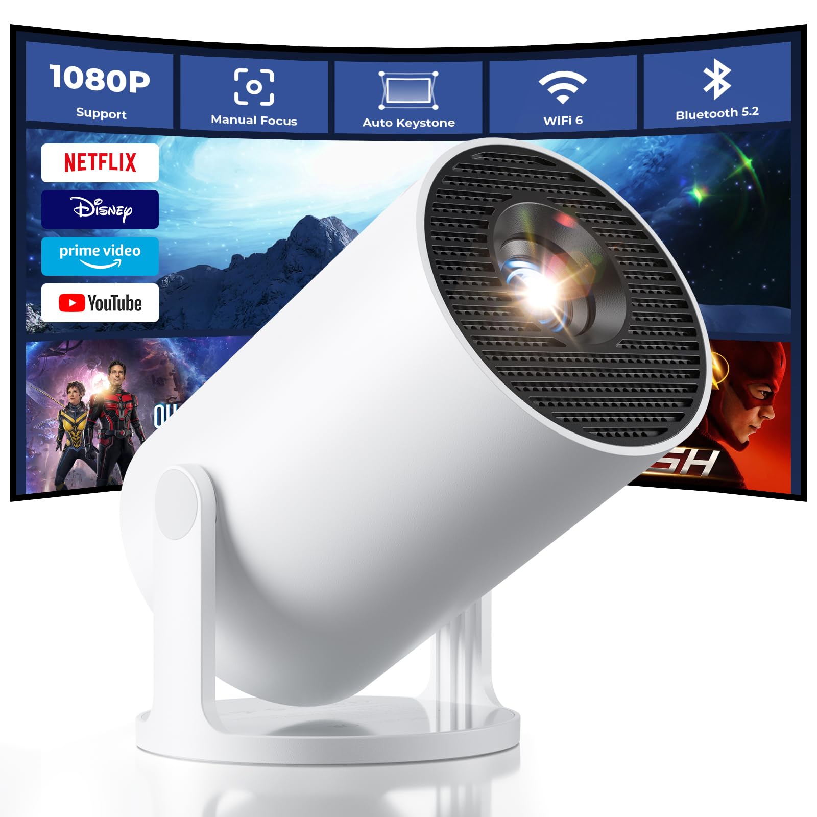 Wireless video projector