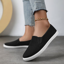 Flat Canvas Slip On Shoes