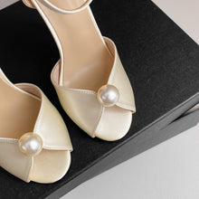 Satin Stiletto Wedding Heels