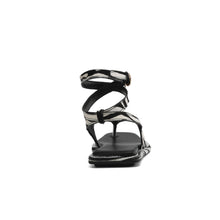 Zebra Print Calf Hair Sandals