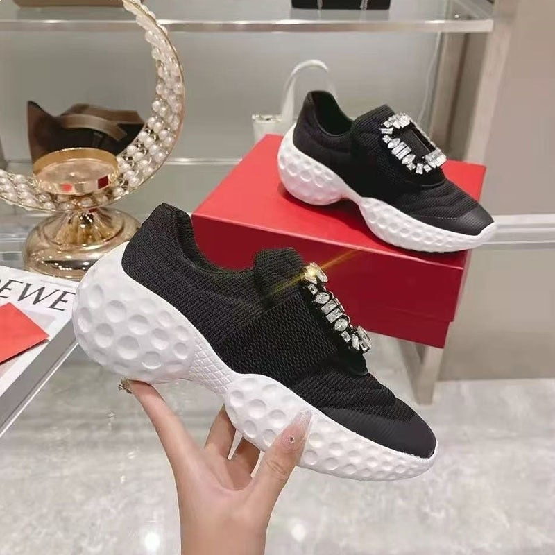 Women rhinestone sneakers